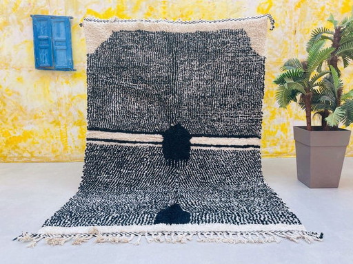 Tapis Berbère En Laine Naturelle Tissé A La Main Sur Mesure 200/300 Cm – Alessi, vloerkleden en tapijten, Wool