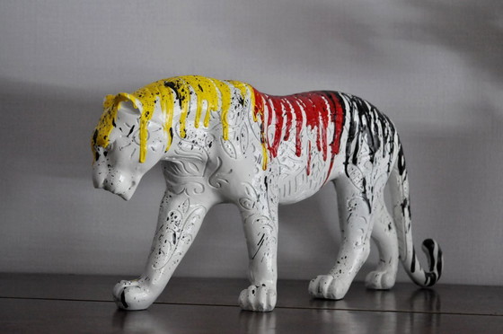 Image 1 of Scultura - Pantera - Pezzo unico 1/1 - Tecnica mista - Ninjared (rif. 3163)