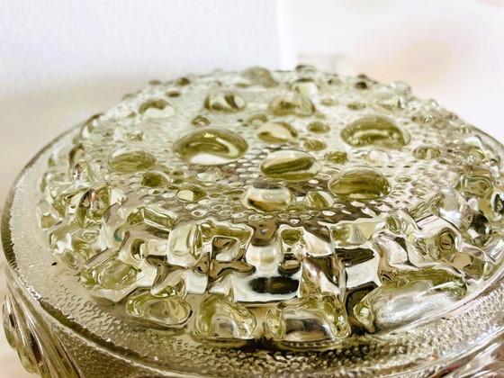 Image 1 of Plafonnier ou applique murale décorative en verre