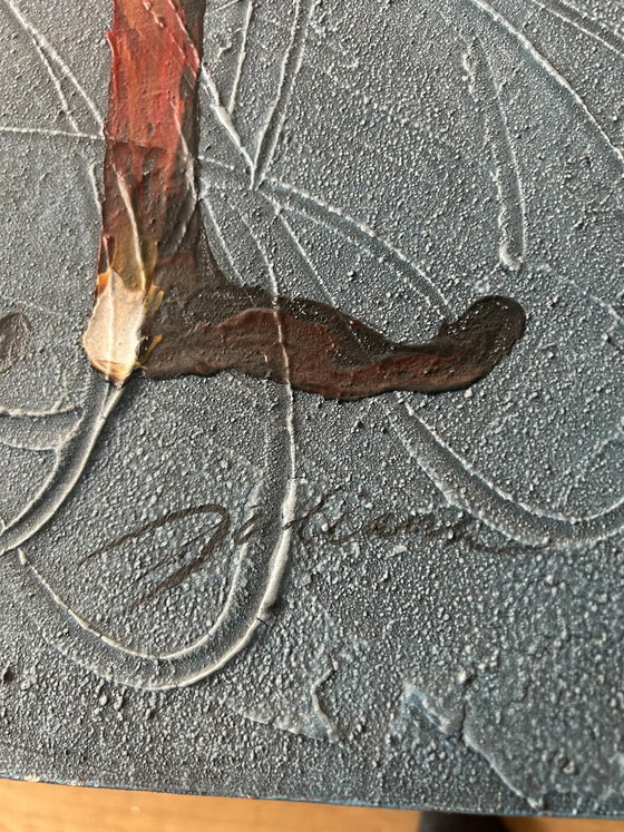 Image 1 of Peinture japonaise vintage années 60/70