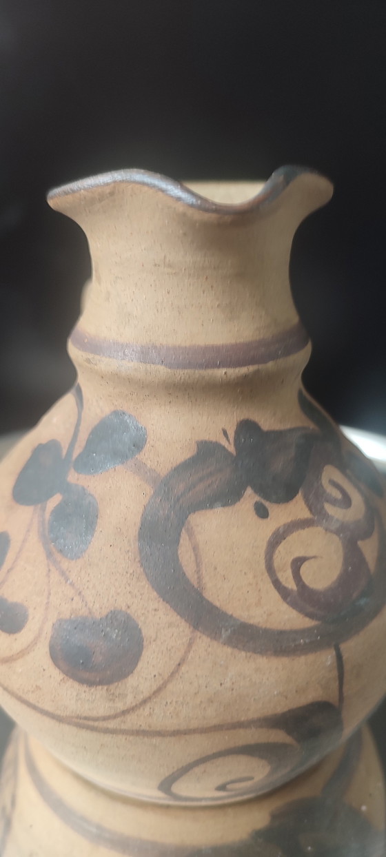 Image 1 of YAEL Ceramic Pitcher, Old Jaffa (Israel), Folk Art