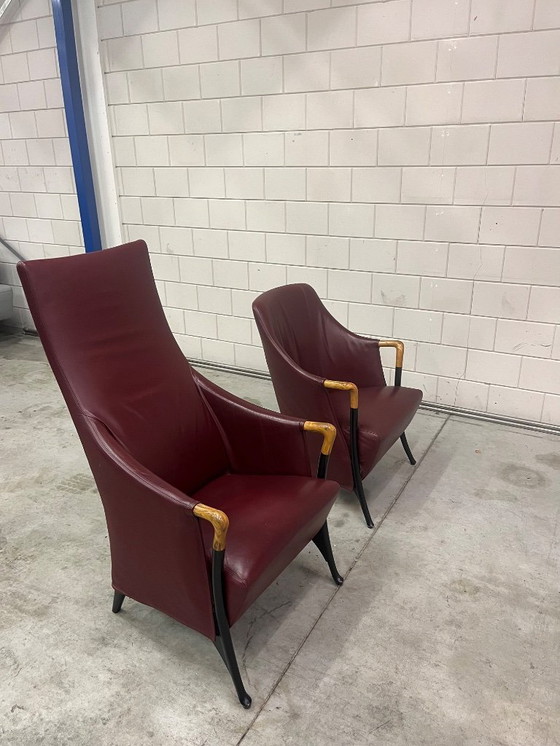 Image 1 of Georgetti Perfetti stoelen set rood