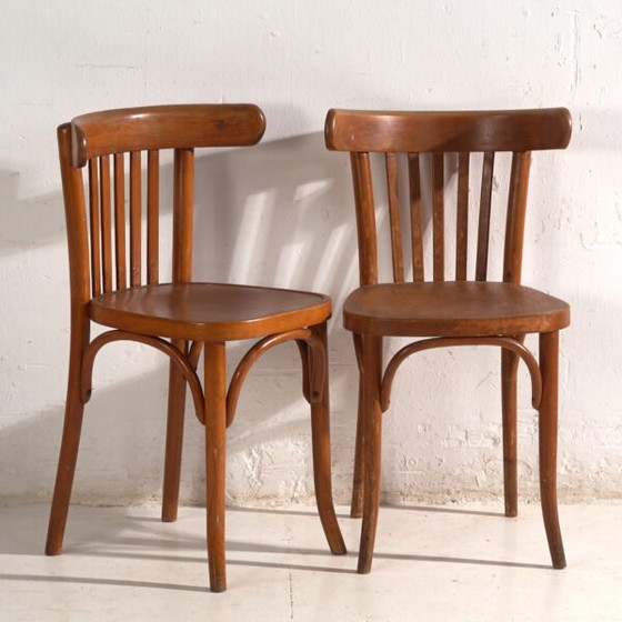 Antique armchairs in TON bentwood – Czechoslovakia, circa 1960 #3 (photo 5 of 40)