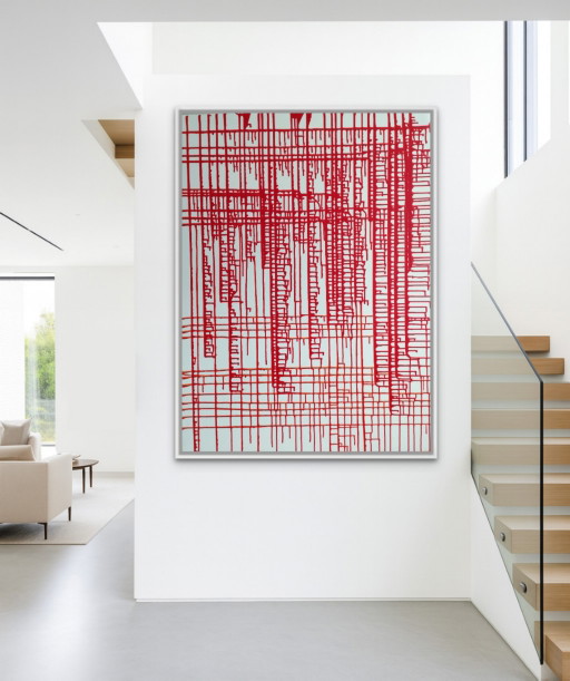 Antadze Abstract Composition XXL – schilderijen tekeningen, Canvas (photo 2 of 14)