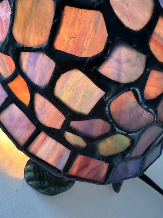 Lampada Tiffany Tartaruga – Lampade da tavolo, Vetro, Metallo (photo 6 of 10)