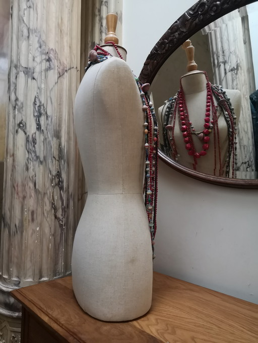 Vintage linen mannequin