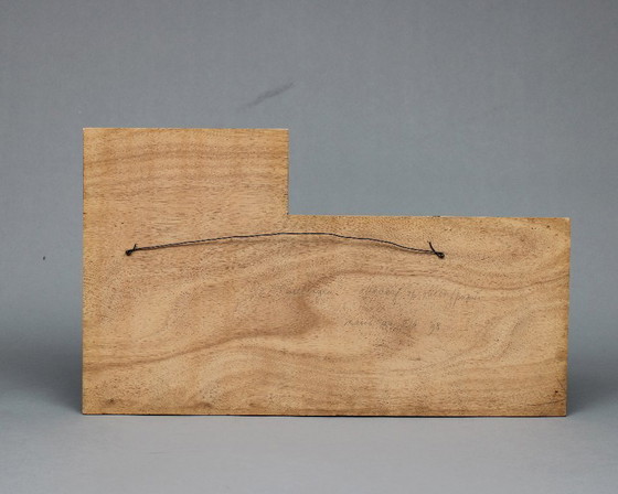 Image 1 of Maria van Elk (1943) - Marouflé, oil on oil paper - 1998 - Signed