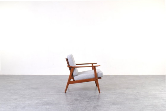Image 1 of Sillón danés de teca de mediados de siglo, década de 1960.