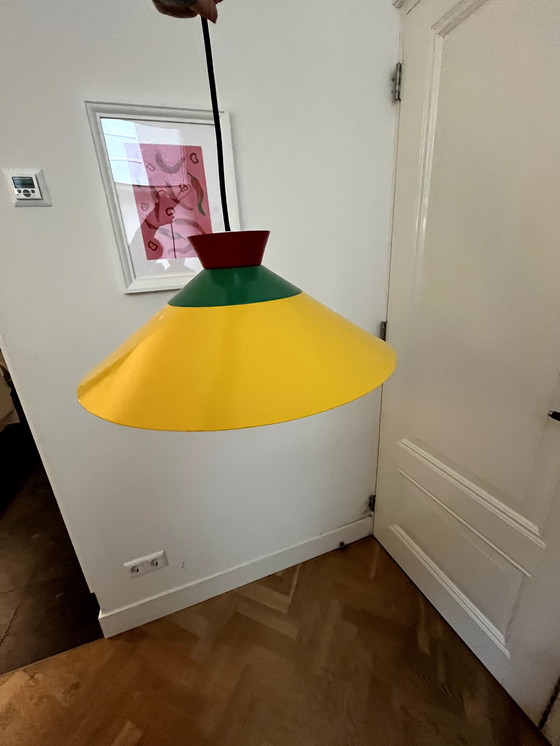 Image 1 of Vintage Gekleurde Hanglamp