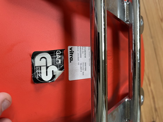 Vitra Eames DSX Rojo – Sillas de comedor, Plástico, Cromo (photo 4 of 5)