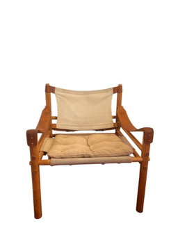 Vintage Sirocco safaristoel van Arne Norell, jaren 60