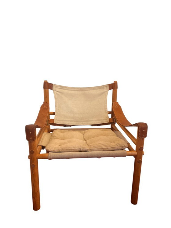 Image 1 of Sedia safari vintage Sirocco di Arne Norell, anni '60