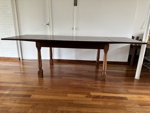 Vintage Uitschuifbare Mahonie Tafel