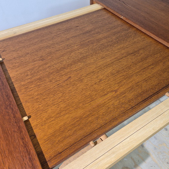 Image 1 of H.W. Klein, Bramin restaurierte dänische Ausziehtisch