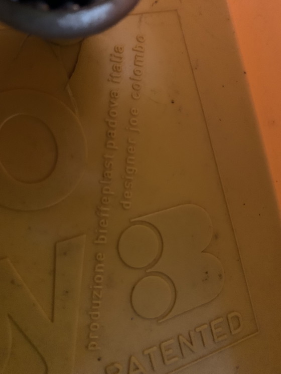 Image 1 of Boby Trolley Joe Colombo Giallo, Extra Alto