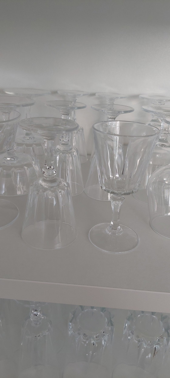 Image 1 of Vintage crystal glass dinnerware