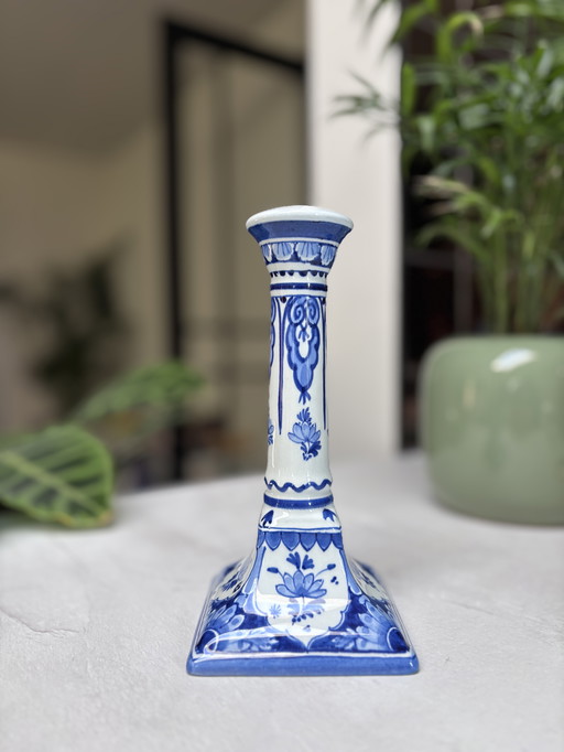 Porcelyne Fles Kandelaar