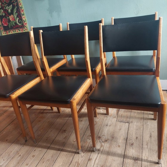 Set of 6 vintage Dining chairs – Skai (photo 5 of 13)