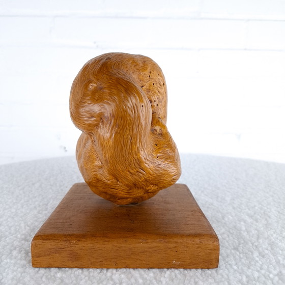 Image 1 of Scultura/statua in legno vintage forma organica anni '70