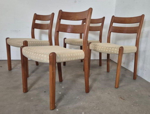 Chaises de salle à manger au design danois d'EMC
