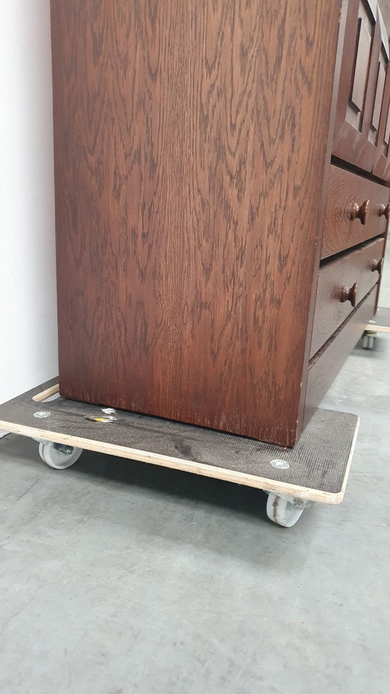 Image 1 of Brutalist vintage barkast cabinet highboard 70s bar