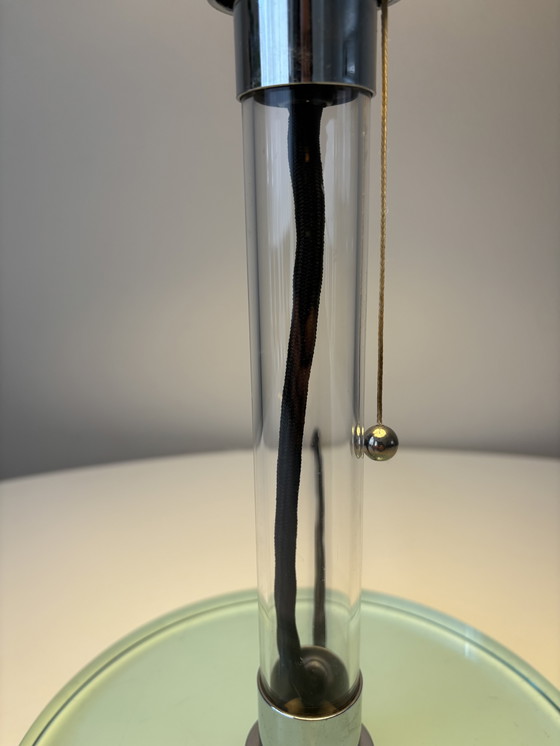 Image 1 of Lampe de bureau Bauhaus metalarte Italiaanse Wilhelm Wagenfeld 