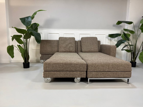 Image 1 of Brühl Fourtwo Sofa Fabric Sleeper Sofa Four Two Brown Beige Multifunctional