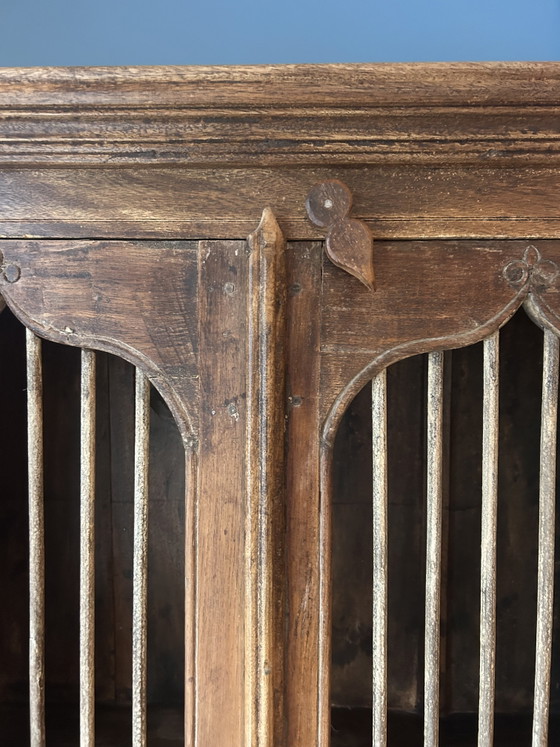 Mobile contenitore indiano vintage con sbarre – Mobili contenitori, Metal, Wood (photo 4 of 10)