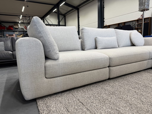 Design on Stock Canapé d'angle Harris Tissu Balmora Moonstone