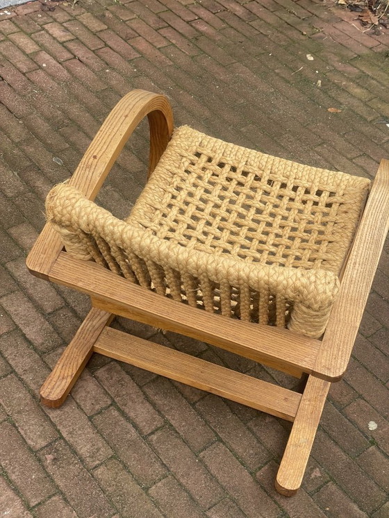 Image 1 of Fauteuil Bas van Pelt 1936 -chaise corde audoux minet