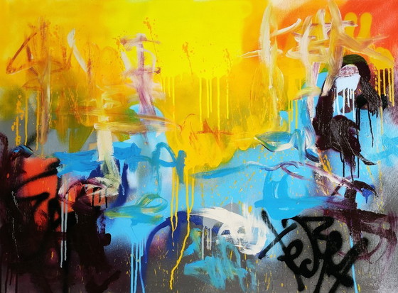 Image 1 of Tadas ZAICIKAS - Cosmic World_Light #22 - Tela d'artista