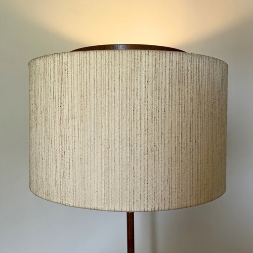 Lampadaire teck, laiton - Temde Leuchten