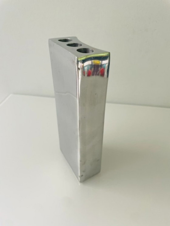 Image 1 of Modern stainless steel design vase with 3 openings