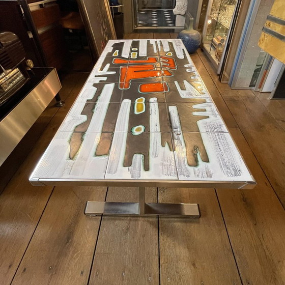 Tavolino da caffè di De Nisco Antonio, anni '60 – Libri d'arte, Wood, Space Age (photo 11 of 14)
