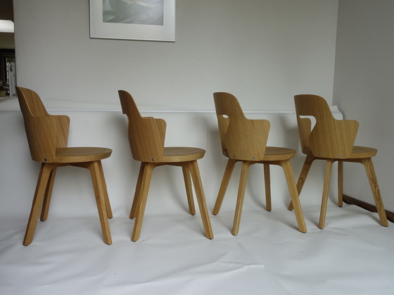 Image 1 of 4X Stammplatz Chair, Design Alfredo Häberli, With Armrests