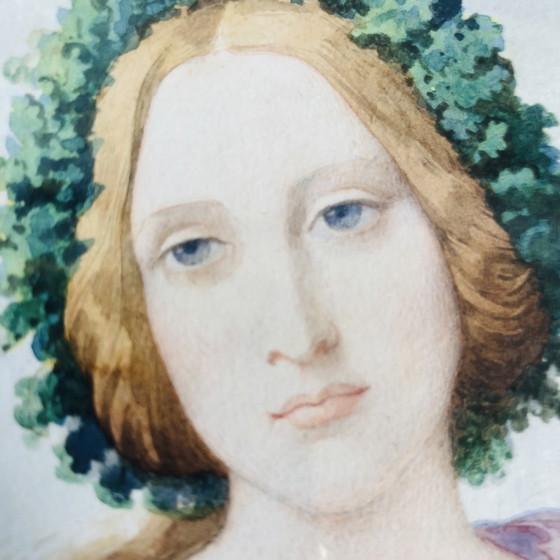 Image 1 of Ritratto ad acquerello di Auguste Galimard (1813-1880)