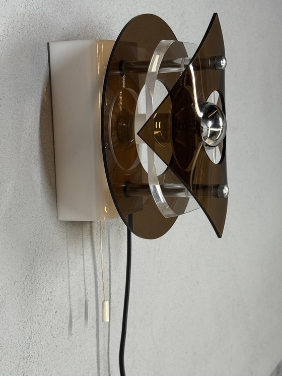 Image 1 of Herda Space Age Wall Lamp 1970s