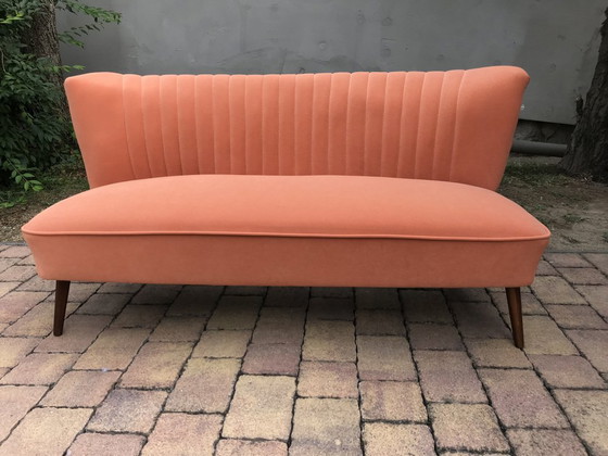Canapé Orange Mid-Century, 1950 – Sofas, Mid Century Modern (photo 4 of 7)
