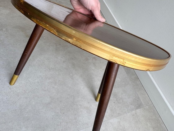 1x Table d'appoint/table à plantes vintage en Formica – Porte-plantes, Metal, Plastic (photo 8 of 10)