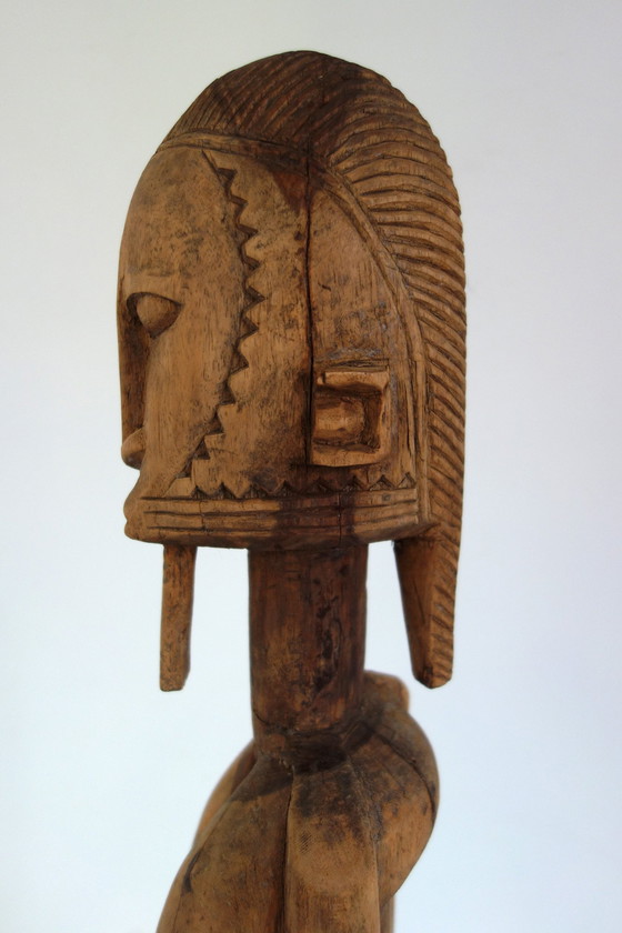 Image 1 of Statue N°2 d'Ancêtre Hermaphrodite Dogon Bombou-Toro (Mali)