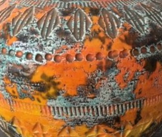 Image 1 of Vase Bitossi Aldo Mori « Sunset » – design italien vintage – modèle 8170