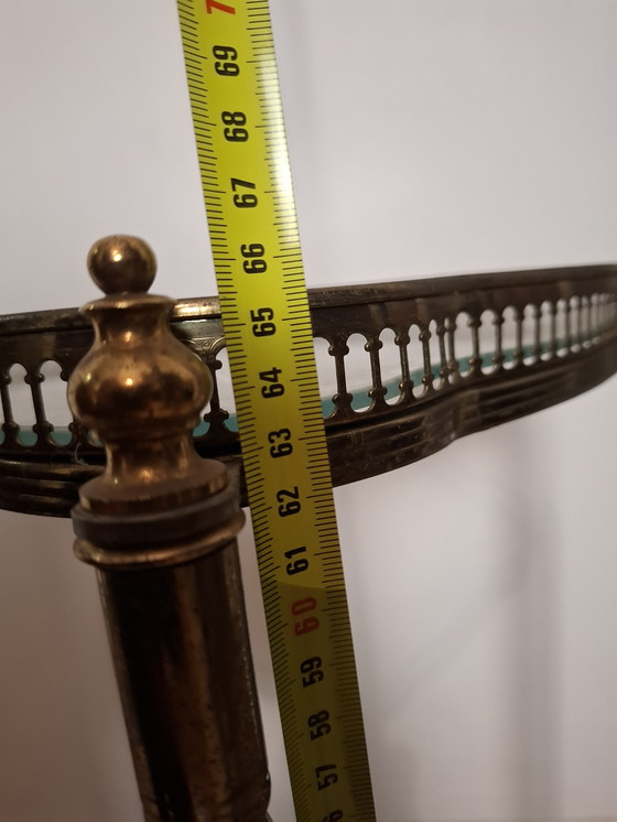 Image 1 of Carrello Bar vintage anni 60s in ottone en vetro