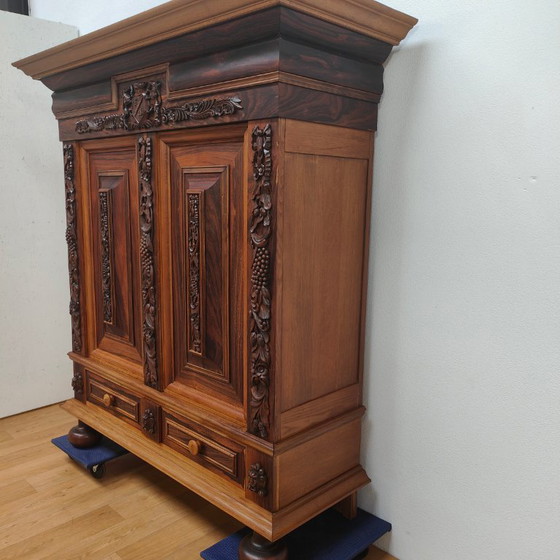 Image 1 of Mobile buffet antico vintage, armadio, guardaroba smontabile