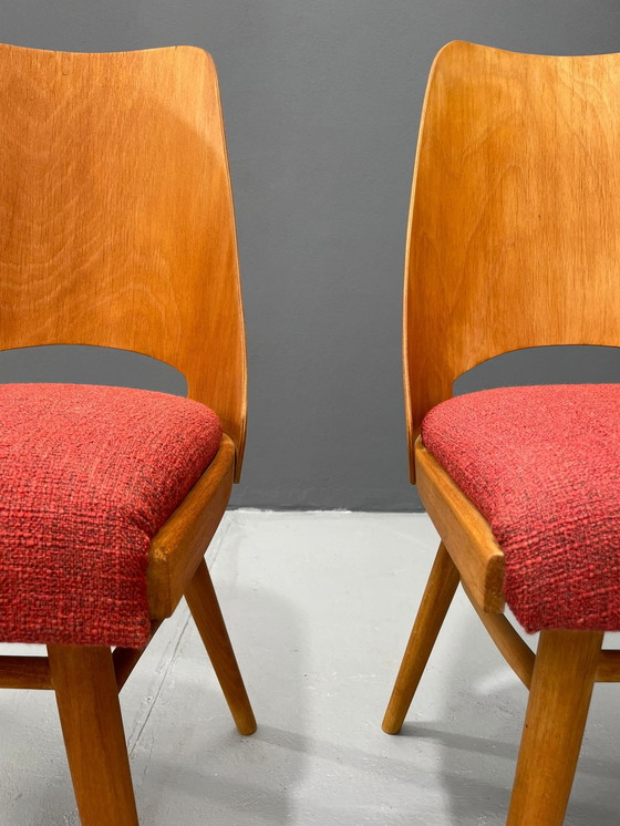 Image 1 of Pair of TON Model 514 Dining Chairs – Radomír Hofman, 1960s