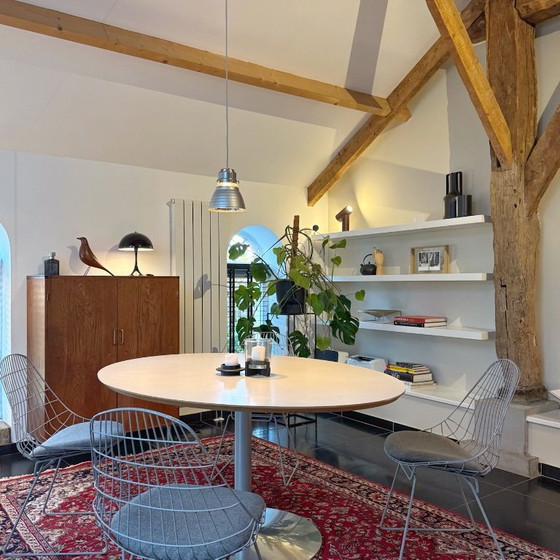 Image 1 of Zeiss Ikon Pendelleuchten Bauhaus 1930er Jahre neu gestaltet Satz von 3