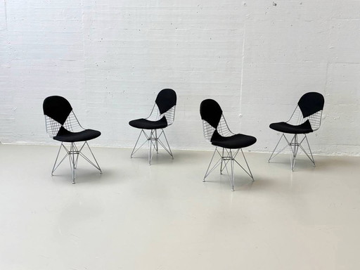 Set aus 4 Mid-Century DKR Bikini Stühle von Charles Eames für Vitra