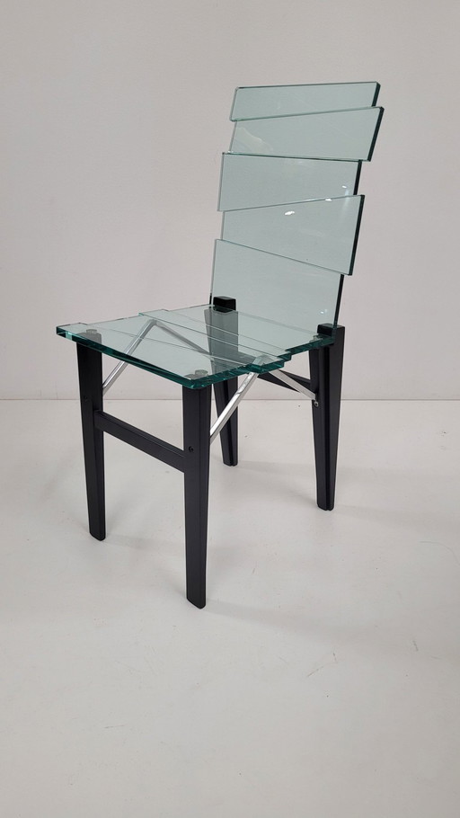 Tonelli - Luigi Serafini - Armchair - Luigi Model - Glass