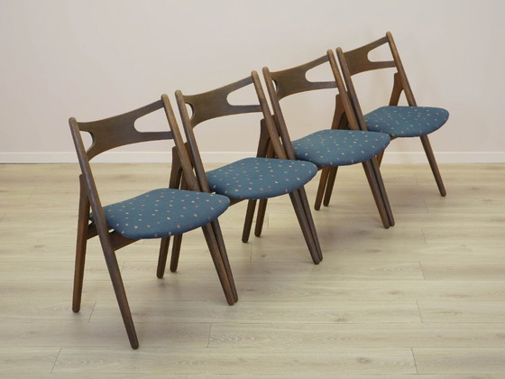 Image 1 of Set di quattro sedie in rovere, design danese, anni '60, designer: Hans J. Wegner