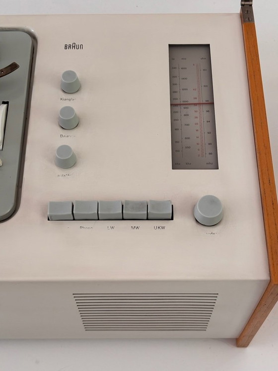 Image 1 of Tourne Disque Radio Braun SK 61 Phonosuper Dieter Rams Hans Gugelot Design Bauhaus Collector