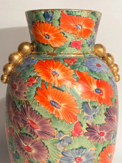 Art Deco Vase F.A.C.I. Ceramics Civita Castellana 1940s – vazen (photo 2 of 13)